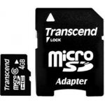 Transcend microSDHC 4 GB Class 10 TS4GUSDHC10 – Zboží Živě