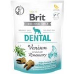 Brit Care Dog Functional Snack Dental Venison poloměkký pamlsek z jeleního masa s rozmarýnem 150 g – Hledejceny.cz