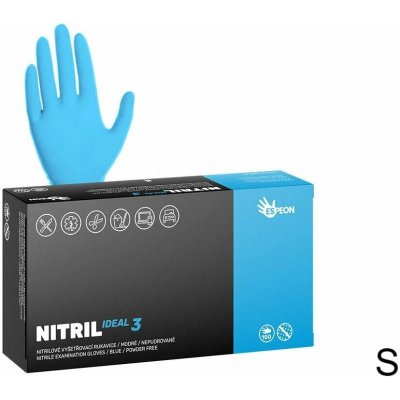 Espeon Nitril Ideal Blue nitrilové nepudrované 100 ks – Hledejceny.cz