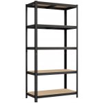 Songmics Home Regál Heavy 50 x 100 x 200 cm černá GLR050B01 – Zboží Dáma