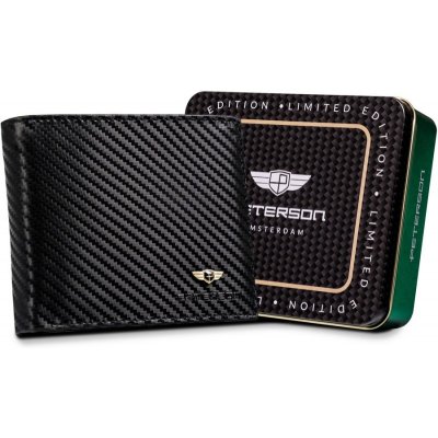 kožená pánská karbonová peněženka GPPN328 – Zboží Dáma