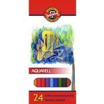 KOH-I-NOOR Pastelky sada 3718/24 akvarelové RYBY - 24 barev – Zbozi.Blesk.cz
