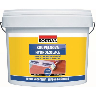 Soudal Hydroizolační nátěr do koupelen, 5 kg, červenohnědý 1510225 – Zboží Mobilmania