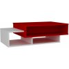 Konferenční stolek Kalune Design Tab červeno / bílý