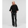 Dámská mikina Karl Lagerfeld mikina ALLOVER FLOCK sweatshirt černá