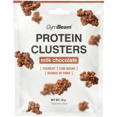 GymBeam Protein Clusters mléčná čokoláda 33 g – Hledejceny.cz