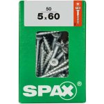 Spax Uni vrut zápust.hlava T-Star+ T20 4CUT část.závit Wirox 5 x 60 mm 50 ks – Hledejceny.cz