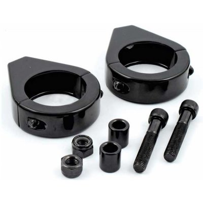 Súprava objímok na uchytenie vidlice Smooth Edge. 41 mm. Čierna | Zboží Auto