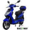 Elektrická motorka Racceway® E-FICHTL®, modrý-lesklý s baterií 12Ah 250 W