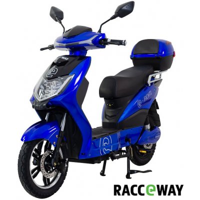 Racceway® E-FICHTL®, modrý-lesklý s baterií 12Ah 250 W – Zboží Mobilmania