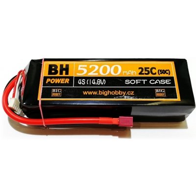 BH Power Li-pol baterie 5200 mAh 4S 25C 50C