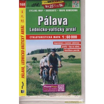 Pálava Lednicko-Valtický areál mapa 1:60 000 č. 168