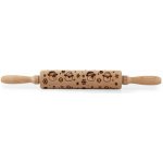 TORO VÁLEČEK DŘEVĚNÝ NA TĚSTO SE VZOREM SNĚHULÁK 19CM_hamashop – Hledejceny.cz