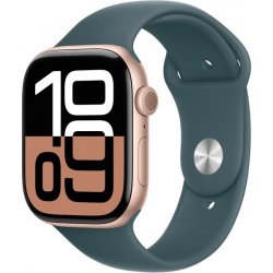 Apple Watch 46mm jezerně zelený sportovní řemínek - M/L MXLR3ZM/A