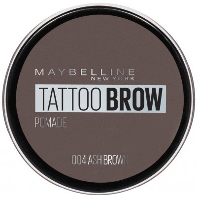 Maybelline Gelová pomáda na obočí Tattoo Brow Pomade 04 Ash Brown 4 g – Zboží Mobilmania