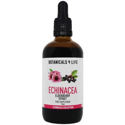 Botanicals 4 life Bylinná tinktura z extraktů echinacey a černého bezu 100 ml – Zboží Mobilmania