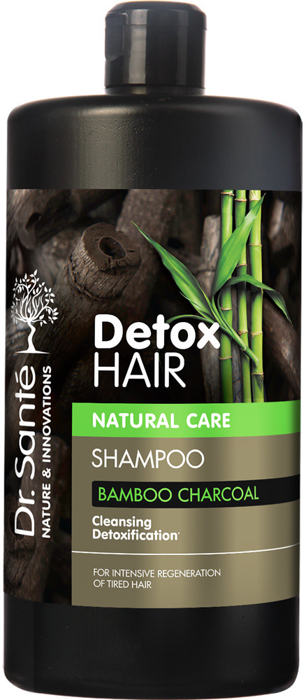 Dr. Santé Detox Hair šampon na vlasy s aktivním uhlím z bambusu 1000 ml