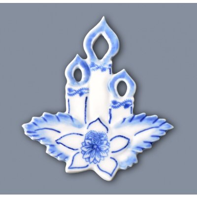 Cibulák Vánoční ozdoba svíčky 7,5cm Originál Český porcelán Dubí – Sleviste.cz