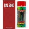 Barva ve spreji KIM-TEC Akrylová barva ohnivě červená RAL3000 sprej 400ml