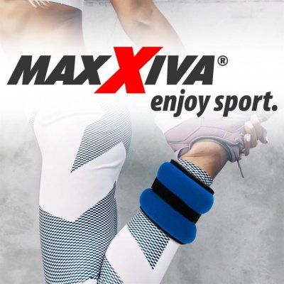 MAXXIVA Zátěžové manžety 2 x 1 kg – Zboží Mobilmania