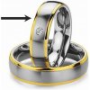 Prsteny SILVEGO ocelový prsten snubní pro ženy RC2044-Z