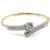 Prsteny Diante Zlatý prsten s briliantem AAK2618Y 01