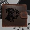 Peněženka Pánská s motivem pro milovníky psů s obrázkem pejska Beauceron Pánská hnědá peněženka Enzo