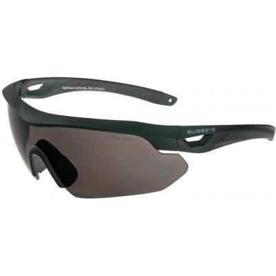 Brýle Swiss Eye lehké střelecké Nighthawk 3 skla zelený rám – Hledejceny.cz