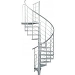 Minka STAIRS Venkovní točité schodiště Rondo Spino Zink Smart pr. 120 cm – Zboží Mobilmania