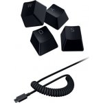 Razer PBT Keycap + Coiled Cable Upgrade Set černé (US/UK) RC21-01490800-R3M1 – Zboží Živě