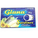 Giana Sardinky ve slaném nálevu a rostlinném oleji 125 g – Sleviste.cz
