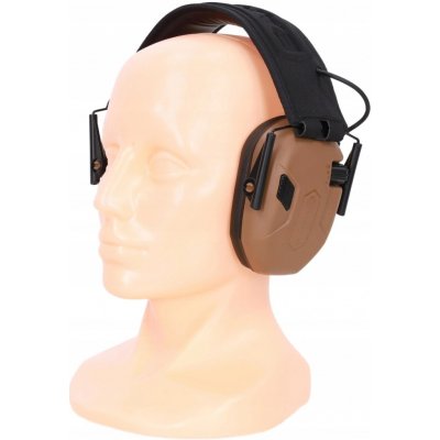 Elektronická sluchátka M300A, Earmor, coyote brown – Zboží Mobilmania
