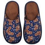 Frogies Santa pánske pantofle černá krémová červená – Sleviste.cz