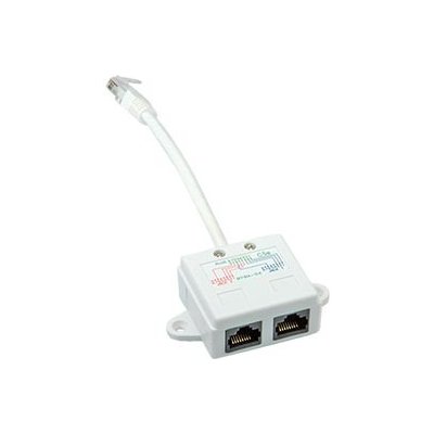 CABLE ROZDVOJKA UTP RJ45, 2xF-1xM, Y, (2porty 10/100MBPS), kabel 10cm (T-MOD adapter) smd2 | Zboží Auto