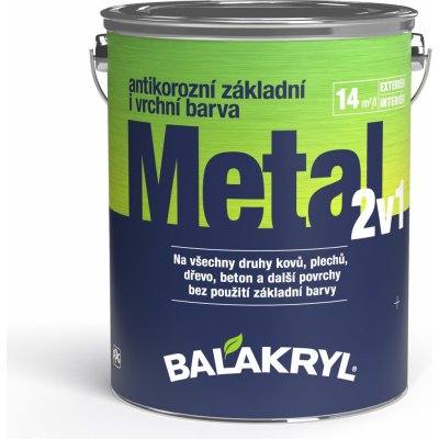 Balakryl Metal 2v1 5kg televizní šedá 2 – Sleviste.cz