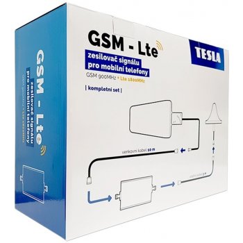 TESLA GSM-LTE - sada zesilovač/opakovač GSM signálu (900/1800 MHz)