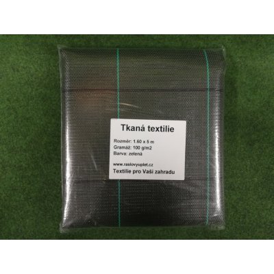 Agrojutex Tkaná mulčovací 5 m x 1,6 m 100 g/m² zelená – Zboží Mobilmania