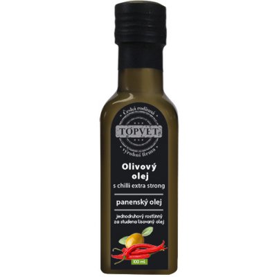 Topvet Olivovy olej s chilli extra silný 0,1 l