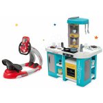 Smoby Set kuchyňka elektronická Tefal Studio 360° XL Bubble a trenažér V8 Driver se zvukem a světlem – Zboží Dáma