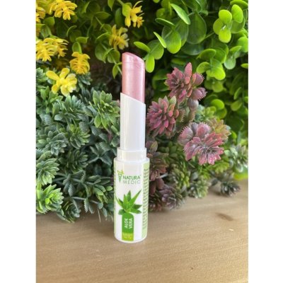Natura Medic Regenerační balzám na rty LUXUS s perletí aloe vera 4,1 g – Zboží Dáma