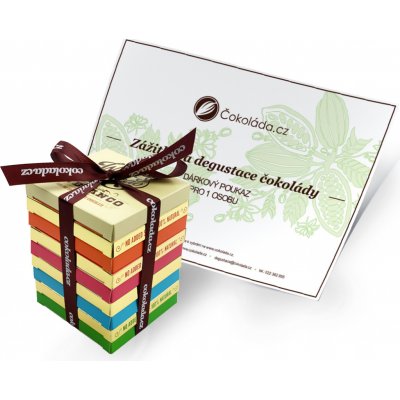 Dárkový poukaz na degustaci čokolády s dárkovým balením – Zboží Mobilmania