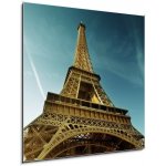 Skleněný obraz 1D - 50 x 50 cm - Eiffel Tower, Paris, France Eiffelova věž, Paříž, Francie – Hledejceny.cz