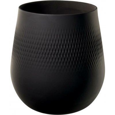 Villeroy & Boch Váza Carré, velká, kolekce Manufacture Collier noir - – Hledejceny.cz
