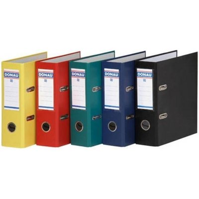 Donau Master pákový pořadač A5 7,5 cm žlutý – Zboží Živě