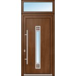 OknaDvereNaMiru.cz Vchodové dveře INOX 1420 + Nadsvětlík 90 x 220 cm – Hledejceny.cz