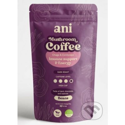 ANi Mushroom Coffee Imunne suport & Energy zrnková 350 g – Hledejceny.cz