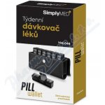SimplyMed Dávkovač léků týdenní YHL044 Pill Wallet – Zboží Mobilmania