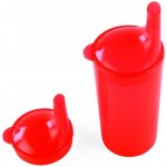 DMA Hrnek s víčkem a pítkem HA 4262 Barva: Červená – Hledejceny.cz