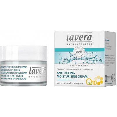 Lavera Basis Sensitive Q10 hydratační krém proti vráskám (Moisturizing Cream Bio Jojoba and Bio Aloe Vera) 50 ml – Hledejceny.cz