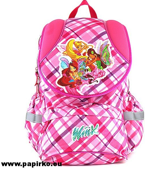 Winx Club batoh růžová kostky